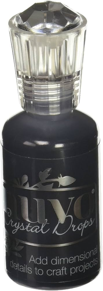 Nuvo Ebony Black Crystal Drops